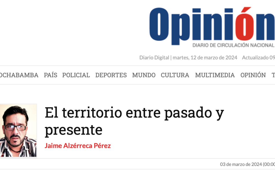 El territorio entre pasado y presente