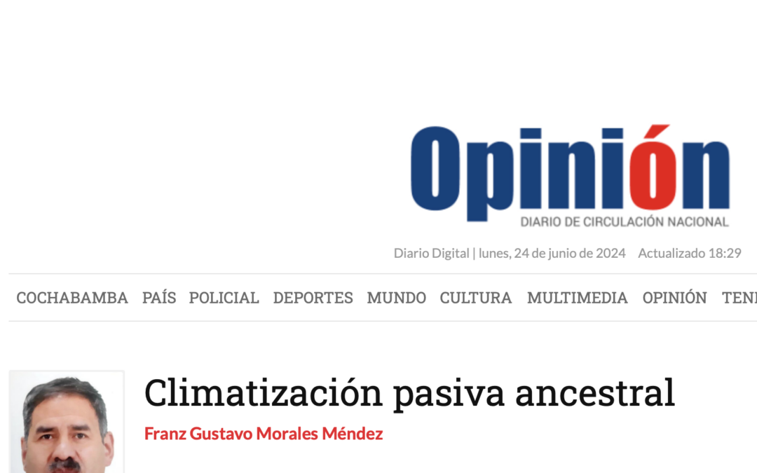 Climatización pasiva ancestral