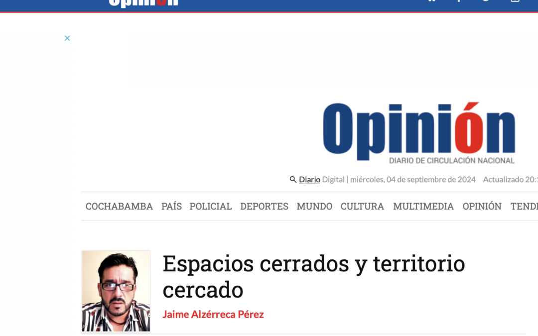 Espacios cerrados y territorio cercado