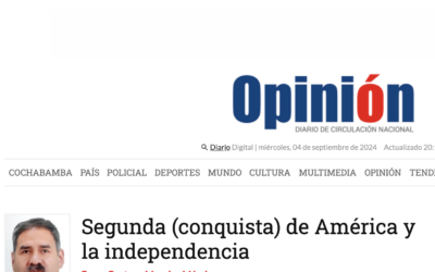 Segunda (conquista) de América y la independencia