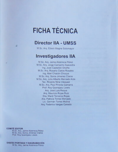 2010 5c IIACH LIBROS 19 Instituto de Investigaciones de Aquitectura y Ciencias del Hábitat