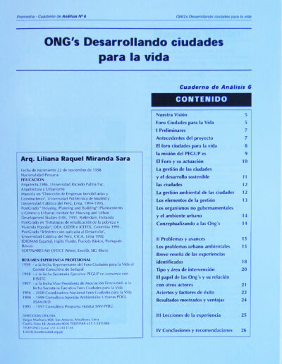 4 PROMESHA CUAD 15 2000 Instituto de Investigaciones de Aquitectura y Ciencias del Hábitat