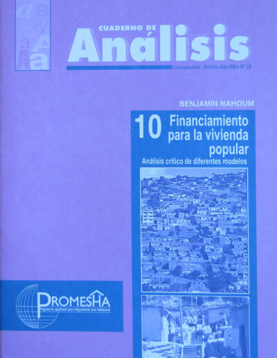 4 PROMESHA CUAD 22 2004 Instituto de Investigaciones de Aquitectura y Ciencias del Hábitat