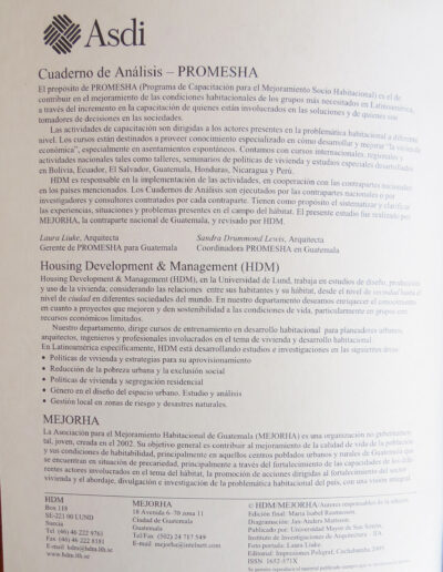 4 PROMESHA CUAD 29 2005 Instituto de Investigaciones de Aquitectura y Ciencias del Hábitat