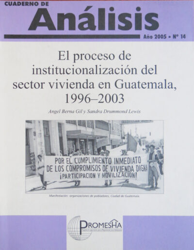 4 PROMESHA CUAD 31 2005 Instituto de Investigaciones de Aquitectura y Ciencias del Hábitat