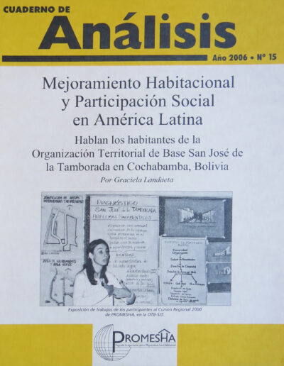 4 PROMESHA CUAD 34 2006 Instituto de Investigaciones de Aquitectura y Ciencias del Hábitat