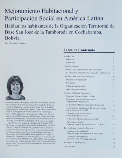 4 PROMESHA CUAD 36 2006 Instituto de Investigaciones de Aquitectura y Ciencias del Hábitat