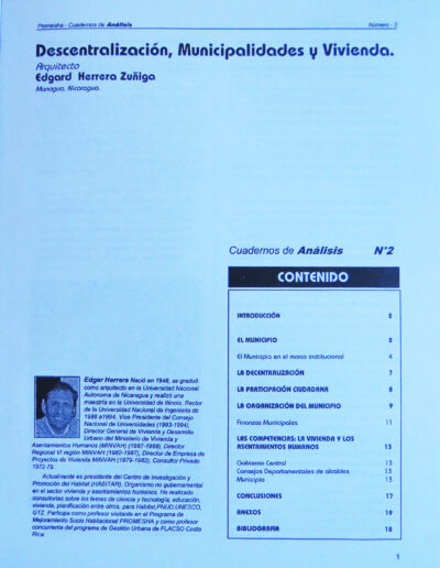4 PROMESHA CUAD 6 1997 Instituto de Investigaciones de Aquitectura y Ciencias del Hábitat