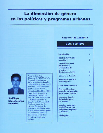 4 PROMESHA CUAD 9 1999 Instituto de Investigaciones de Aquitectura y Ciencias del Hábitat