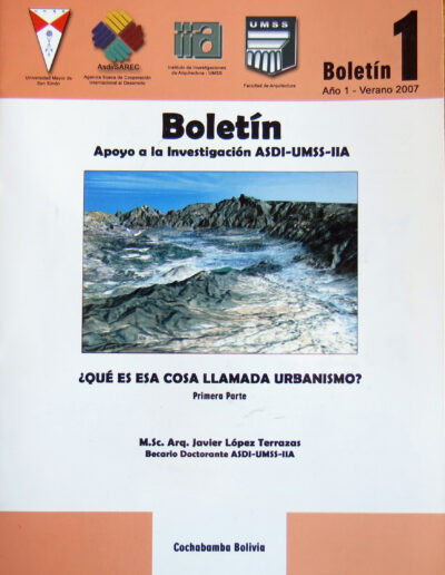 6 IIACH BOLETINES DOCTORANTES 1 Instituto de Investigaciones de Aquitectura y Ciencias del Hábitat