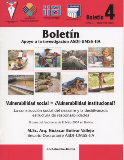 6 IIACH BOLETINES DOCTORANTES 10 Instituto de Investigaciones de Aquitectura y Ciencias del Hábitat