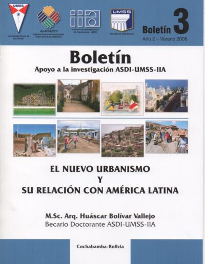 6 IIACH BOLETINES DOCTORANTES 5 Instituto de Investigaciones de Aquitectura y Ciencias del Hábitat