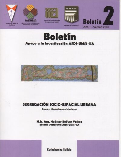 6 IIACH BOLETINES DOCTORANTES 7 Instituto de Investigaciones de Aquitectura y Ciencias del Hábitat