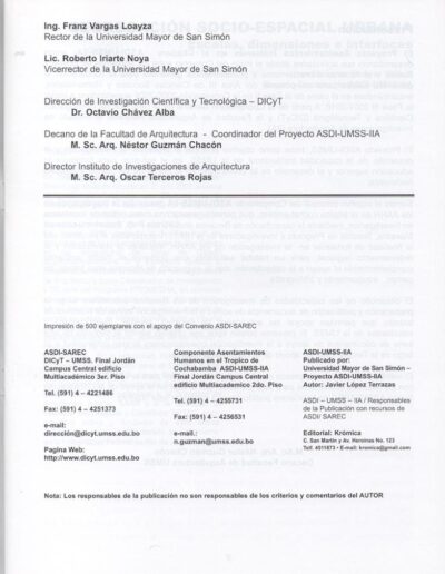 6 IIACH BOLETINES DOCTORANTES 9 1 Instituto de Investigaciones de Aquitectura y Ciencias del Hábitat