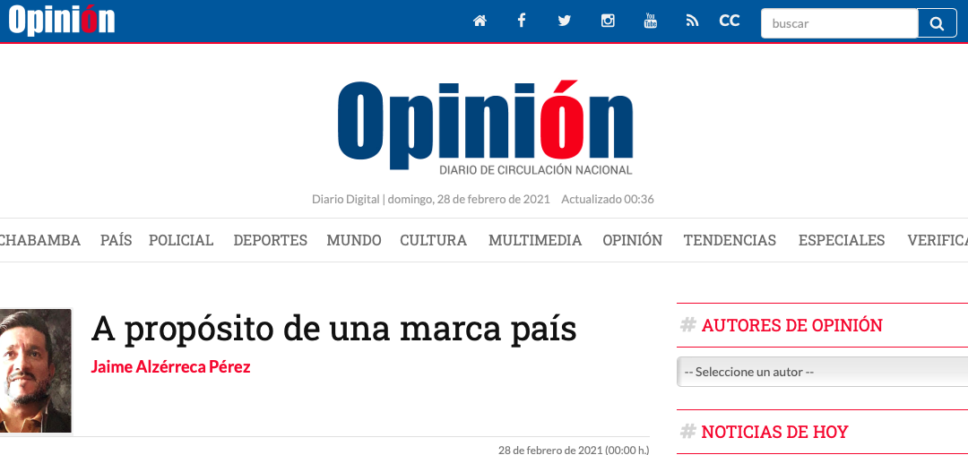 A propósito de la marca país