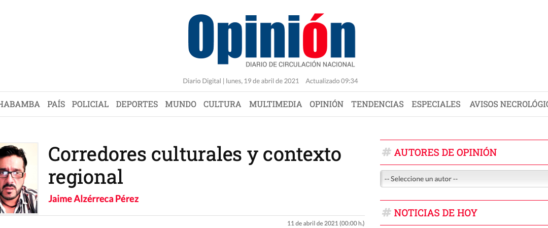 Corredores culturales y contexto regional