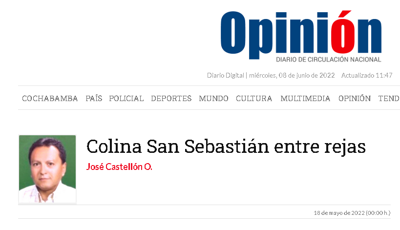 Colina San Sebastián entre rejas