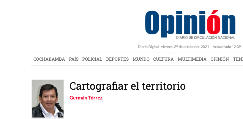 Cartografiar el territorio