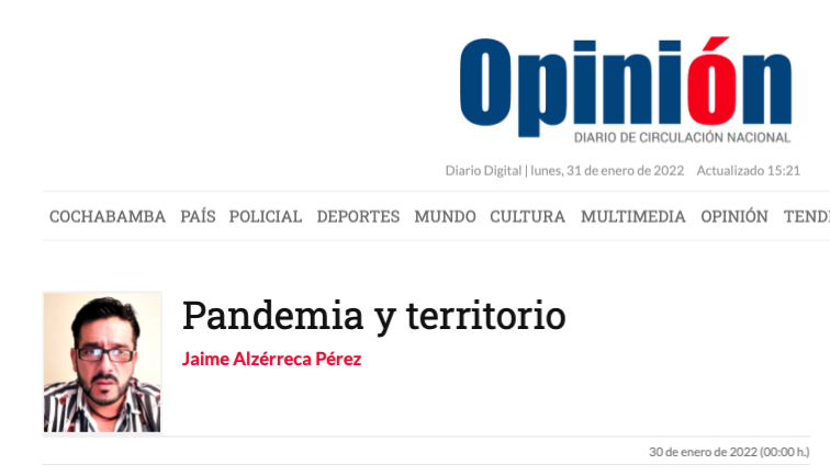 Pandemia y territorio