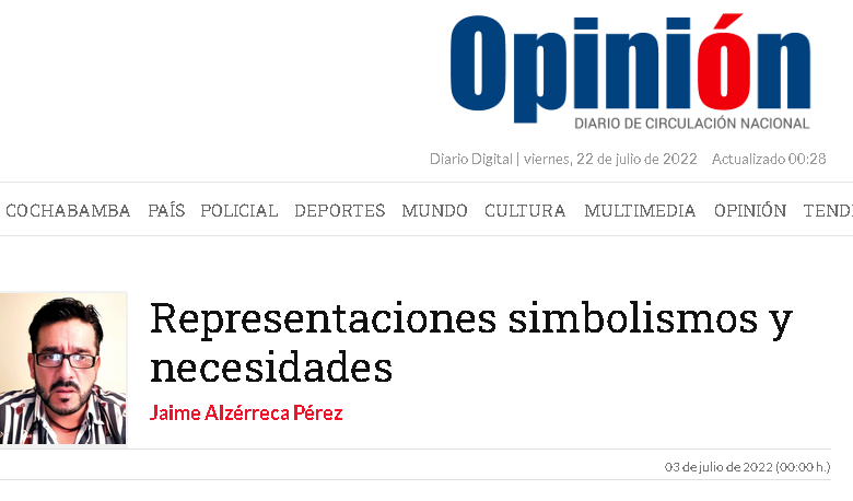 Representaciones simbolismos y necesidades