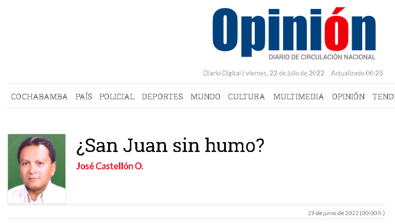 ¿San Juan sin humo?