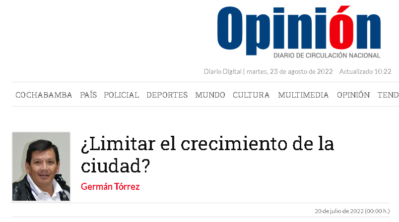 ¿Limitar el crecimiento de la ciudad?