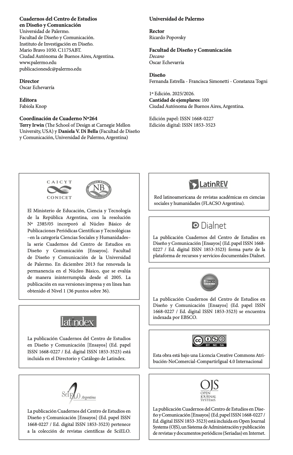264-2 264 2 Instituto de Investigaciones de Aquitectura y Ciencias del Hábitat