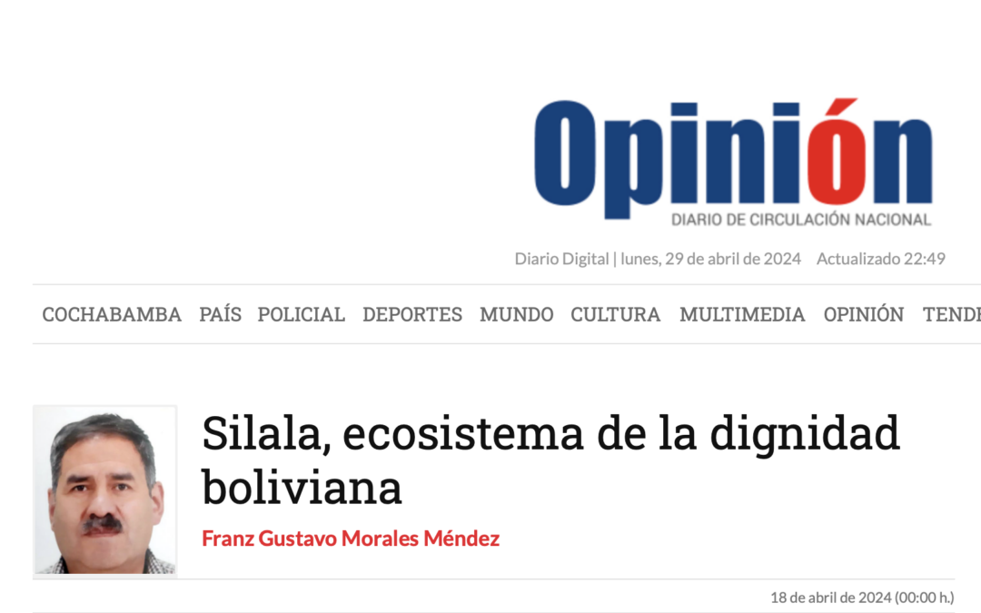 Silala, ecosistema de la dignidad boliviana